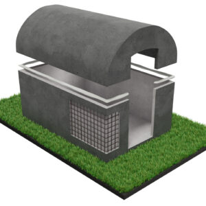 Piwniczka ogrodowa betonowa 300x240x230