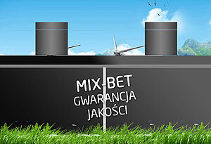 Szambo betonowe dwukomorowe-przelewowe 8m3 250x400x105